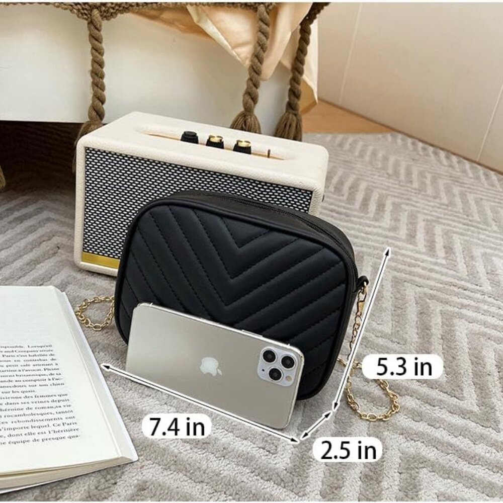 Stylish Multi-Functional Small Purse - Red Crossb… - image 2